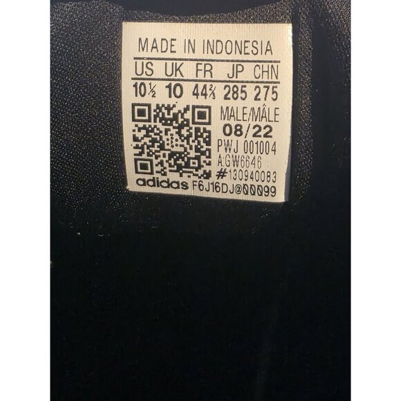 Adidas Response Bounce Black White GW6646 Mens - Size 10.5 - Picture 12 of 12